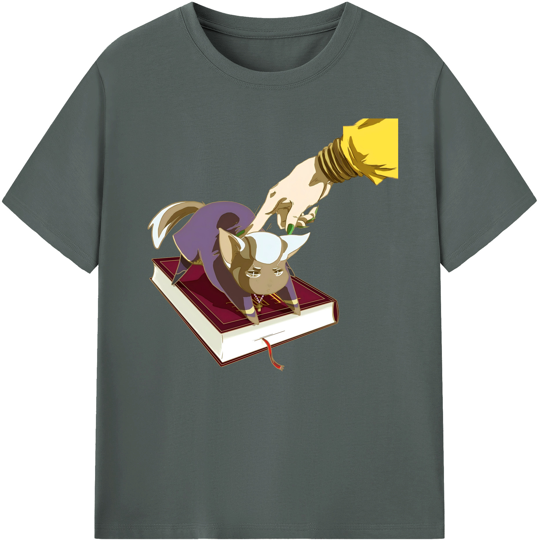 （画像用） ジョジョの奇妙な冒険 JoJo's Bizarre Adventure 綿100％ メンズ半袖Tシャツ｜肌触りやわらか＆通気性